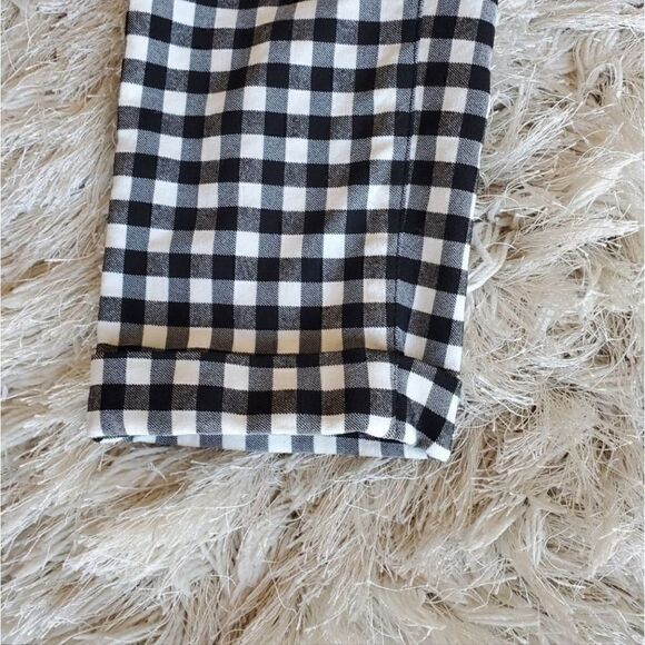Plaid Dickies Pants Size 0 Plaid Black WhitePre-owned-Academia- - Picture 3 of 8